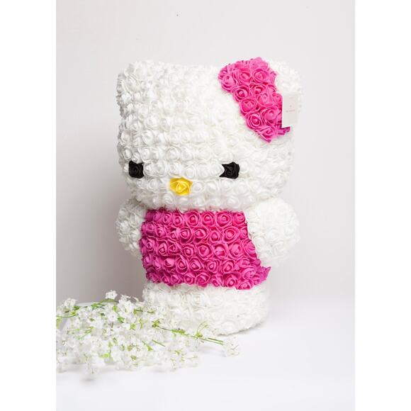 Handmade By Me Hello Kitty From Roses - Picture 2 of 3